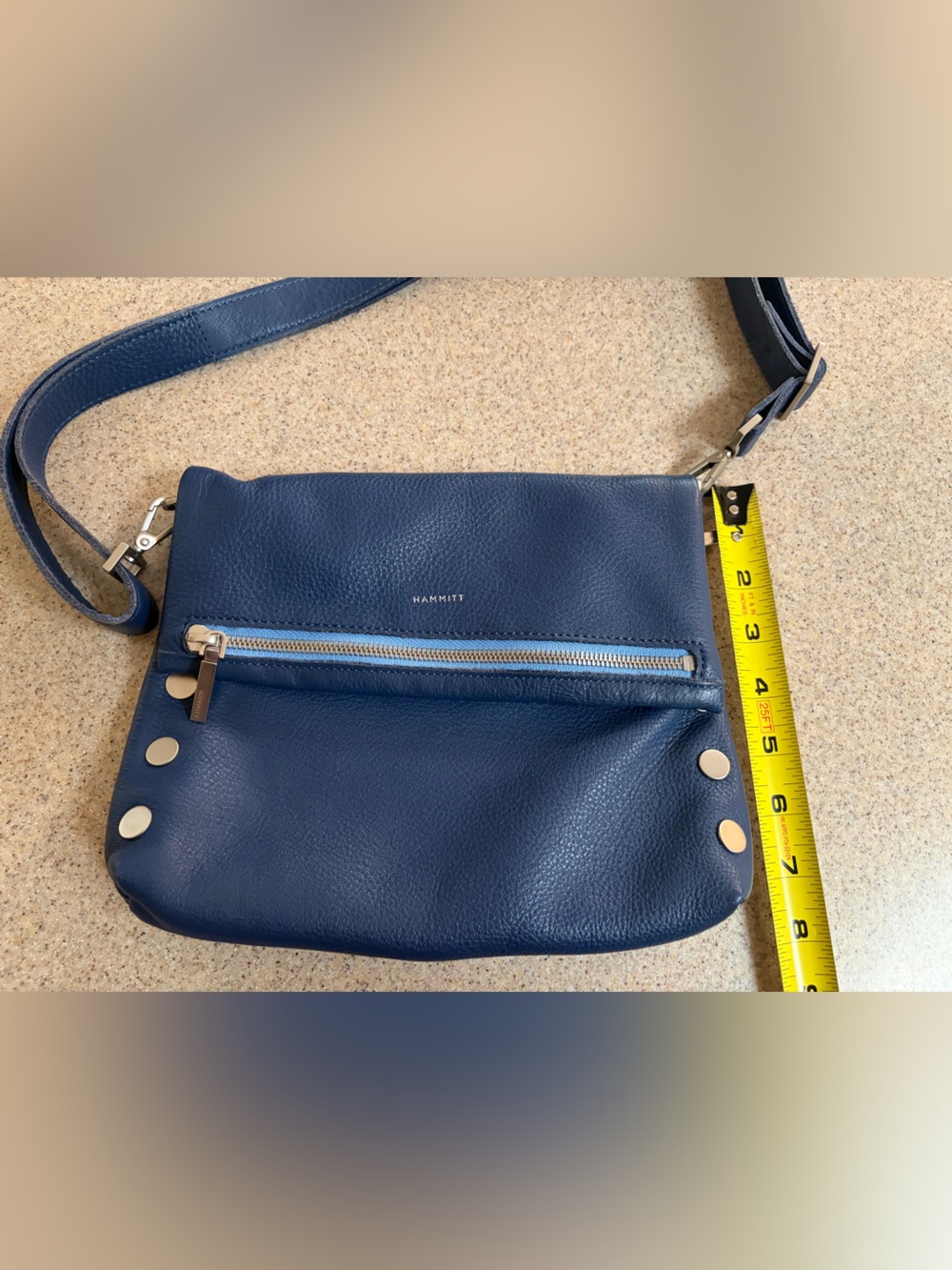 Hammitt Jazz Blues Leather VIP Limited Release VIP Crossbody Bag - Picture 15 of 16